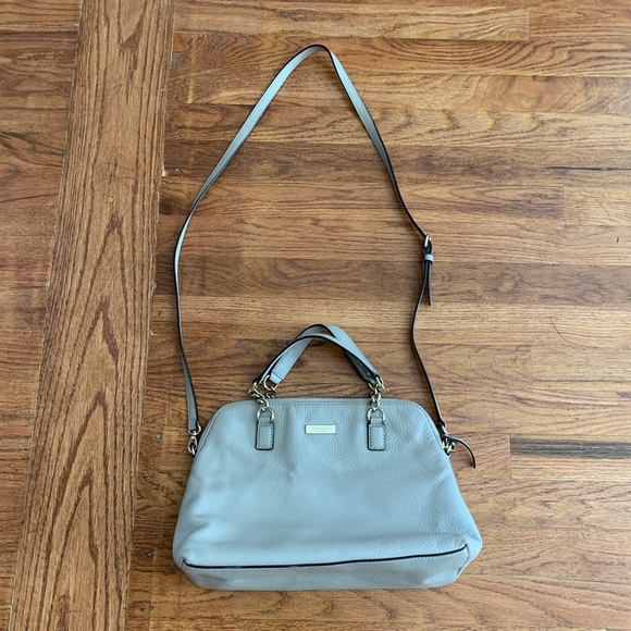 Kate Spade Designer Classic Beige Crossover Leather Bag - Picture 1 of 11